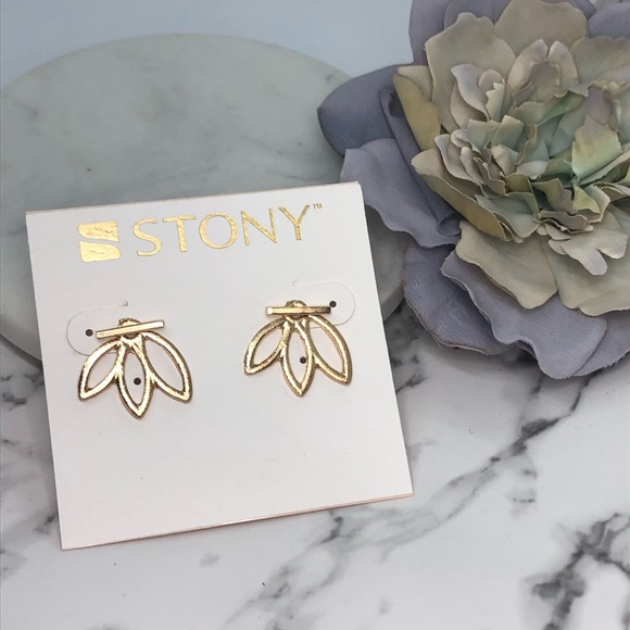 Lotus Earrings - Picture 7 of 11